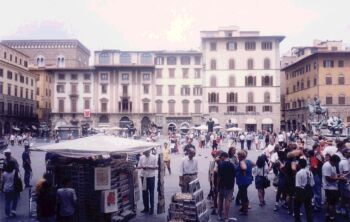 Одна из площадей Флоренции